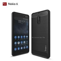 Accessories HP Premium Quality Carbon Shockproof Hybrid Case For Nokia 6 - Black