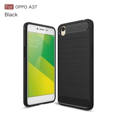 Accessories HP Premium Quality Carbon Shockproof Hybrid Case for OPPO A37 / Neo 9 - Black