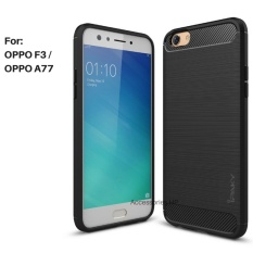 Accessories HP Premium Quality Carbon Shockproof Hybrid Case for OPPO F3 - Black
