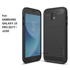 Accessories HP Premium Quality Carbon Shockproof Hybrid Case for Samsung Galaxy J3 Pro 2017 / J330 - Black