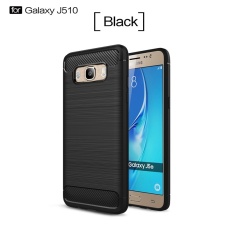 Accessories HP Premium Quality Carbon Shockproof Hybrid Case for Samsung Galaxy J5 2016 / J510 - Black