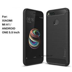 Accessories HP Premium Quality Carbon Shockproof Hybrid Case for Xiaomi Mi A1 / Xiaomi Android One 5.5 Inch - Black