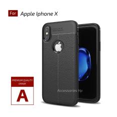 Accessories Hp Premium Ultimate Shockproof Leather Case For iPhone X - Black