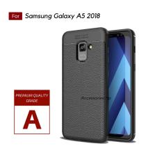Accessories Hp Premium Ultimate Shockproof Leather Case For Samsung Galaxy A5 2018 - Black
