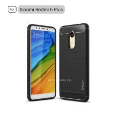 Accessories HP Premium Quality Carbon Shockproof Hybrid Case For Xiaomi Redmi 5 Plus - Black