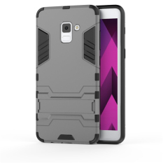 Accessories HP Transformer Rugged Kickstand Slim Armor Hardcase for Samsung Galaxy A5 2018 / A530 - Grey
