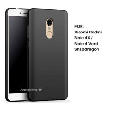Accessories HP UltraSlim Black Matte Hybrid Case for Xiaomi Redmi Note 4X / Note 4 Versi Snapdragon 5.5 Inch - Black
