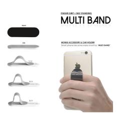 Accessories Hp Universal Multi Band Finger Grip Phone Holder Ring Stand Silicone For All Smartphone - 1pcs Random Color