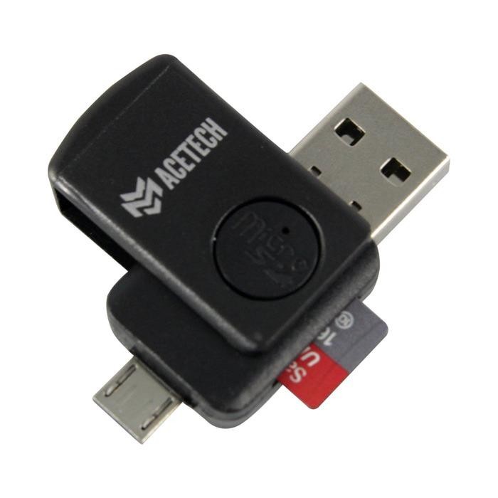 ACETECH Micro USB OTG Handphone Card Reader USB 2.0 Support For Android Smatphone Samsung Xioami Oppo Vivo Huawei D311