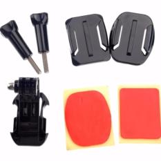 Action Cam Front Helmet Mount for Action Camera Sports, GoPro, Xiaomi Yi, Brica, B-Pro 5 Alpha Edition, SJCAM, SJ4000, SJ5000, SJ6000, Sony, Bella Vision, Kogan - Adapter Helm Kamera Aksi - Sepeda - Motor