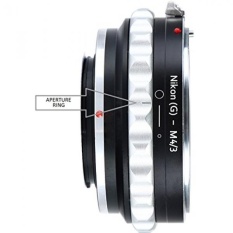 Adapter To Convert Nikon F-Mount Lens to MFT Lens For Mirrorless Micro Four Thirds M4/3 Digital Camera (D and G Type Lens) - intl