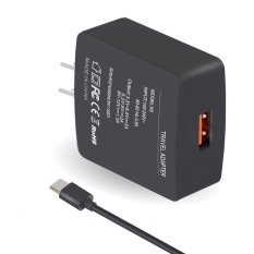 Adaptif QC 3.0 Wall Charger, Cepat 18 W Travel AC Micro Usb Adaptor untuk Huawei, Xiaomi, Samsung, Sony, Motorola, HTC, LG, Asus-Intl