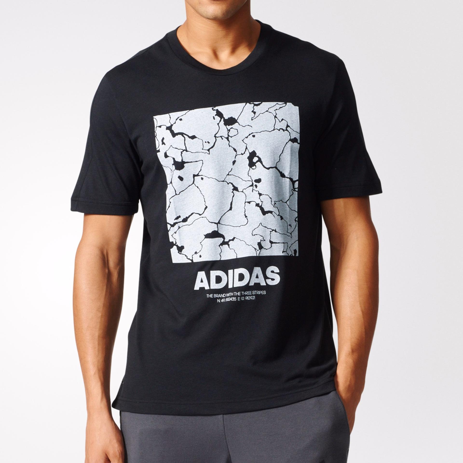 Perlengkapan Olahraga Adidas adidas kaos olahraga structure b hitam 1234 c af42f105f b0e38f500