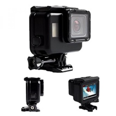 Adika 30 M Matte Hitam Pelindung Anti-air Untuk GOPRO HERO 5 W/Untuk GoPro Touch Skeleton Backdoor Hero4 perak untuk GoPro Blackout Perumahan untuk GOPRO HERO 5 Tahan Air Case AADIV-001-Intl