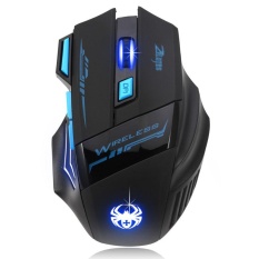 Adjustable 2400 Dpi Optical Wireless Gaming Game Mouse untuk Laptop PC-Intl