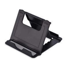 Adjustable Foldable Tablet Telepon Dudukan Meja Dudukan Penyangga untuk iPad Samsung iPhone Hitam-Intl