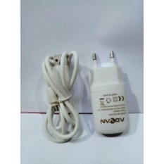 Advan Charger TC Adaptor 1 A Ampere + Cable Micro USB Untuk Advan, HTC, Samsung, Oppo, Xiomi Redmi, Asus dan Semua Merk Android
