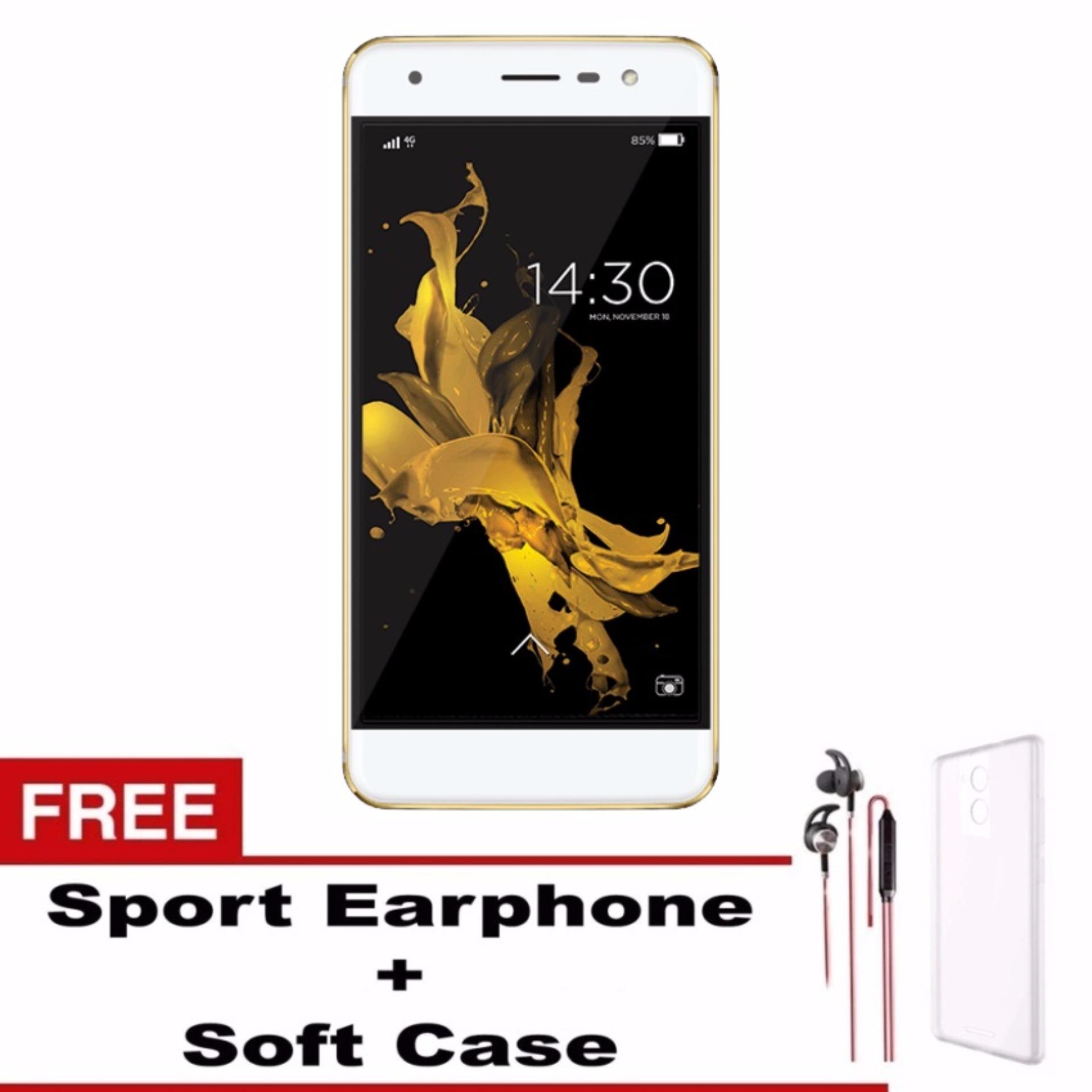 Advan G1 - RAM 3G/ROM32GB - 4G/LTE + Free Earphone+Softcase  