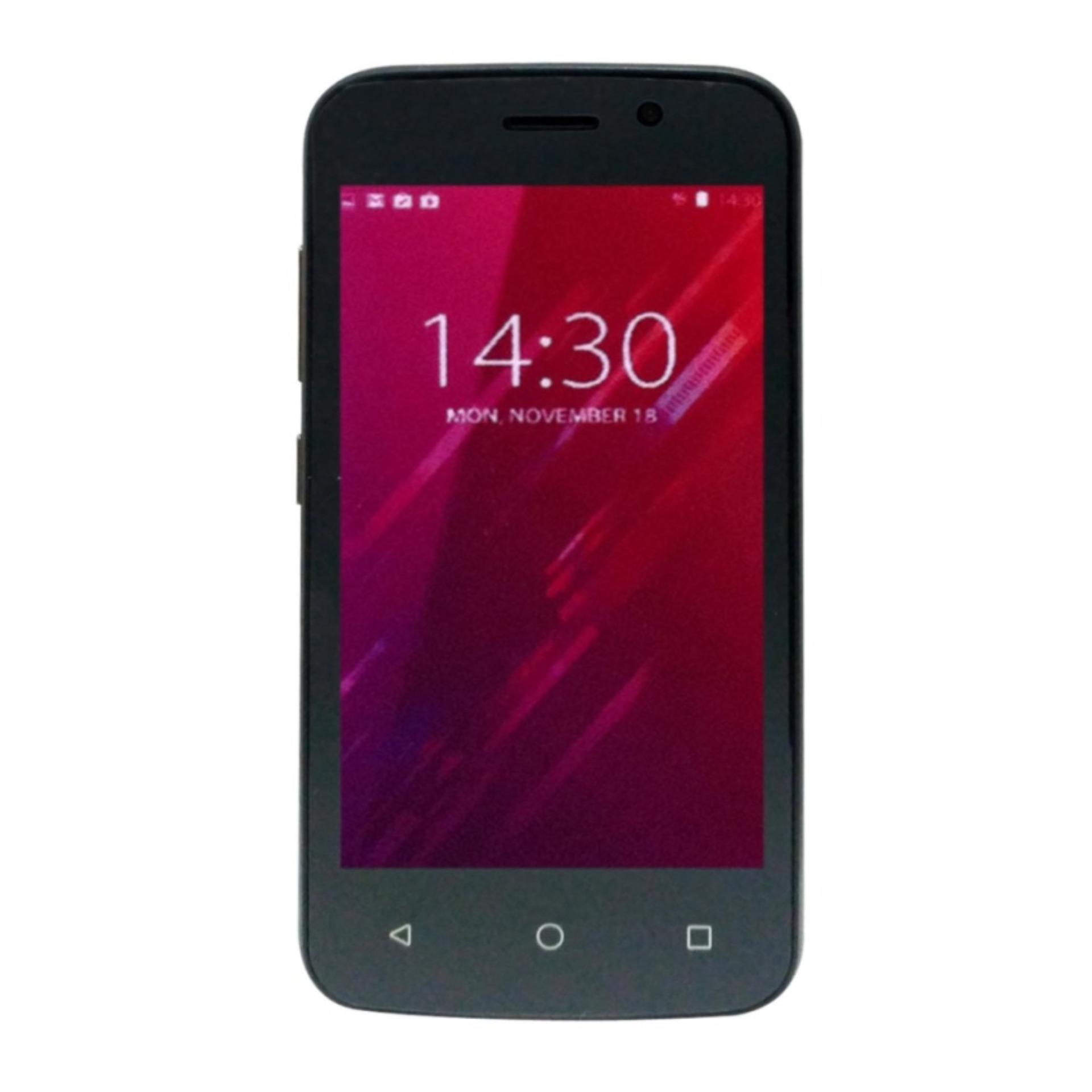 Advan Vandroid M4 - RAM 512MB/ROM 8GB - 3G - Black Gold   