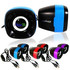 ADVANCE Speaker Duo-040 USB For Laptop/PC/HP - BIRU