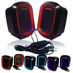 ADVANCE Speaker Duo-050 USB For Laptop/PC/HP - MERAH
