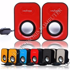 ADVANCE Speaker USB Duo-026 - Merah