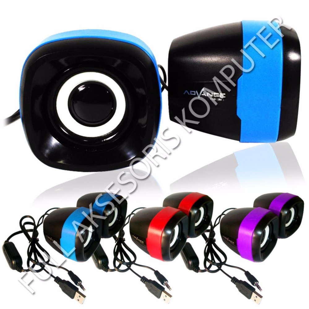 Advance Speaker USB Duo-040 - Biru