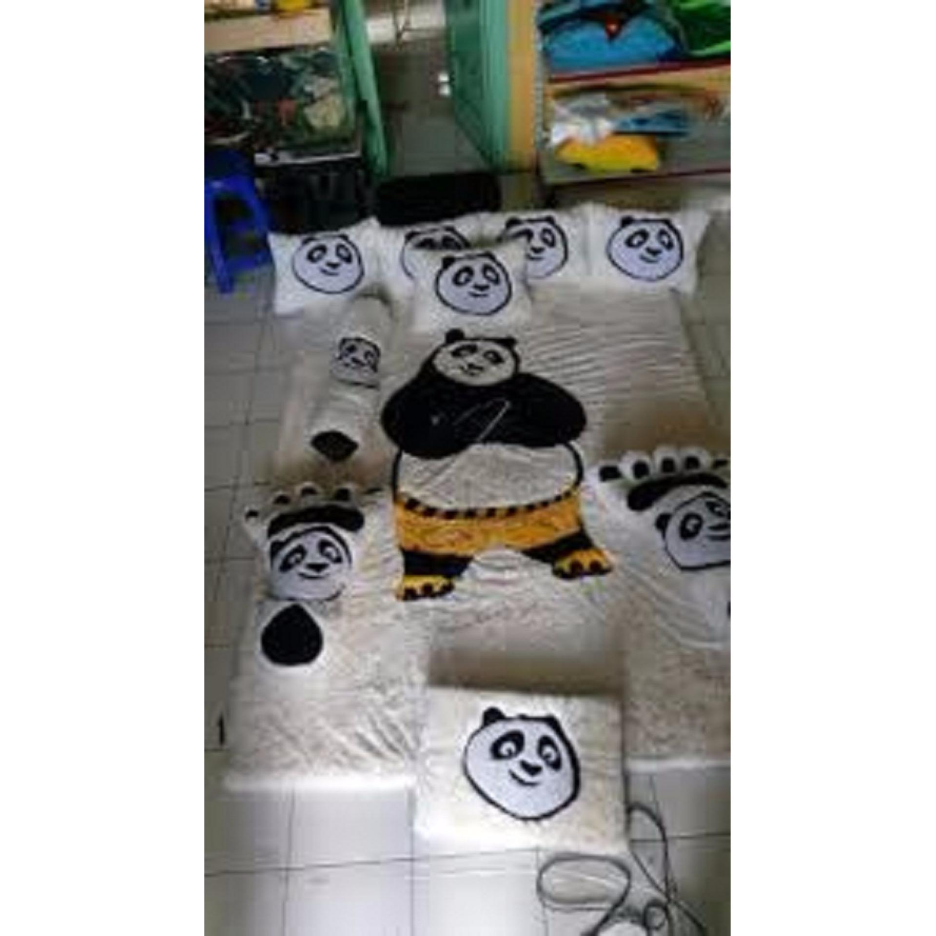 adzkia35 Kasur Karpet Karakter panda fullset