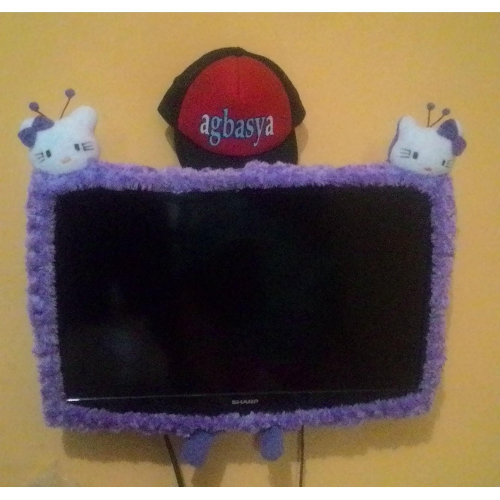 AGB Aksesoris Bando TV / LCD / LED Karakter Hellokitty Ungu