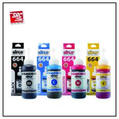 Paket Hemat 4 Botol Tinta Epson 664 Aiflo L100 L200 L350 100ml