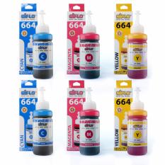Aiflo 664 Paket Spesial Color Untuk Printer Epson L200 L350 -100ml