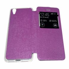 Aimi Flip Cover Vivo Y31 Leather Case Sarung / Flipshell / Flip Cover Kulit / Sarung HP / Flip Cover Vivo Y31 / Sarung Handphone Kulit Sintetis - Purple / Ungu
