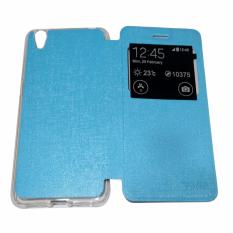 Aimi Flip Cover Vivo Y31 Leather Case Sarung / Flipshell / Flip Cover Kulit / Sarung HP / Flip Cover Vivo Y31 / Sarung Handphone Kulit Sintetis - Soft Blue / Biru Muda