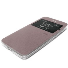 Aimi ume Flipshell sarung dompet Sony Xperia c4 dompet buku sarung buku sony c4 - coklat