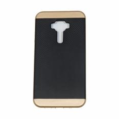 AIMI Hard PC + Silicone Protector Back Cases for Asus Zenfone 3 Ukuran 5.2 inch / ZE520KL - Gold