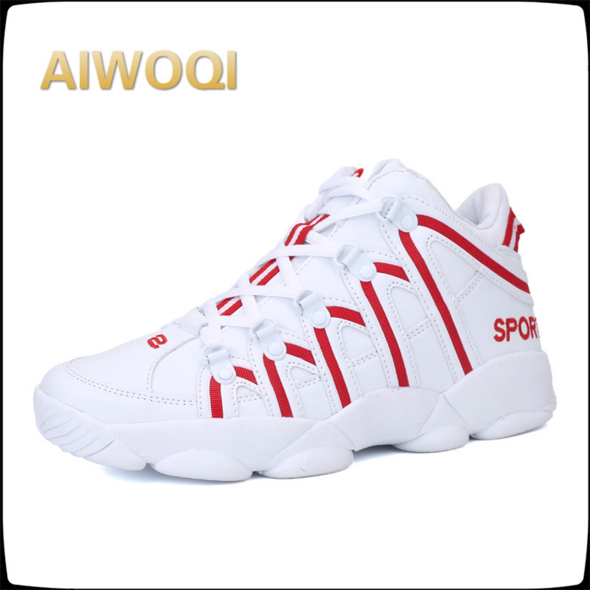 AIWOQI Fashion Cocok Pria Breathable Basket Sepatu-Intl