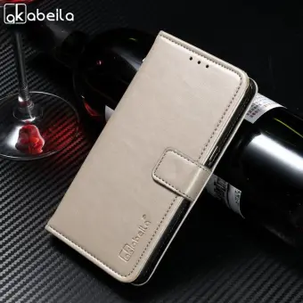 AKABEILA Dompet Kulit Phone Case untuk VIVO Y21 .