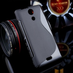 AKABEILA untuk Sony Xperia ZR Sline TPU Silicone Back Cover untuk SONY M36h C5502 C5503 4.6 Inch S Line Soft Phone Case Black Sederhana Tas Ponsel Case-Internasional