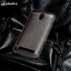 AKABEILA Lembut TPU Ponsel Cover Case untuk ASUS Zen Fone C ZC451CG Z007 ZenfoneC 4.5 Inch Meliputi Litchi Tas Telepon Shell Silikon Belakang Hood Perumahan Kulit-Intl