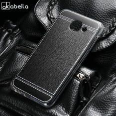 AKABEILA Soft TPU Phone Cover Case untuk Samsung Galaxy J7 Max On Max G615F SM-G615F G615 G615F/DS 5.7 Inch Meliputi Litchi Phone Silicone Hood Perumahan Belakang-Intl