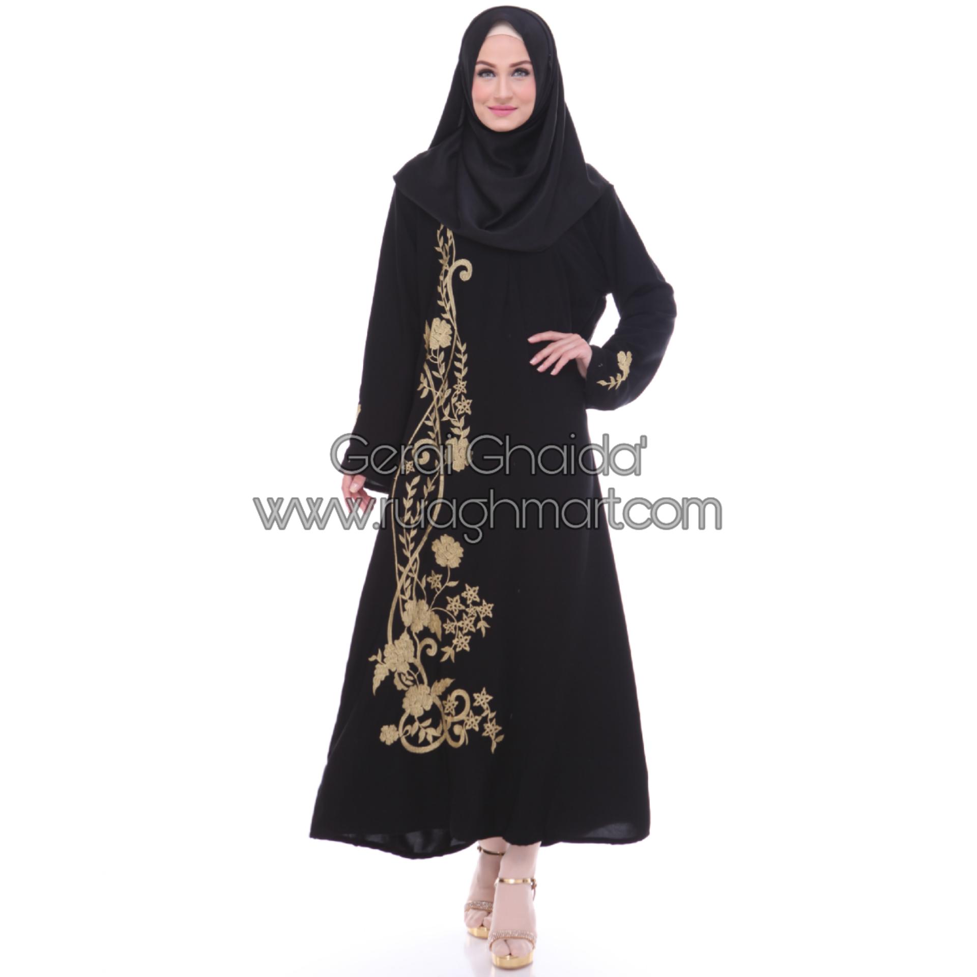 Al Khatib Abaya Nayla Jetblack Saudi Hitam