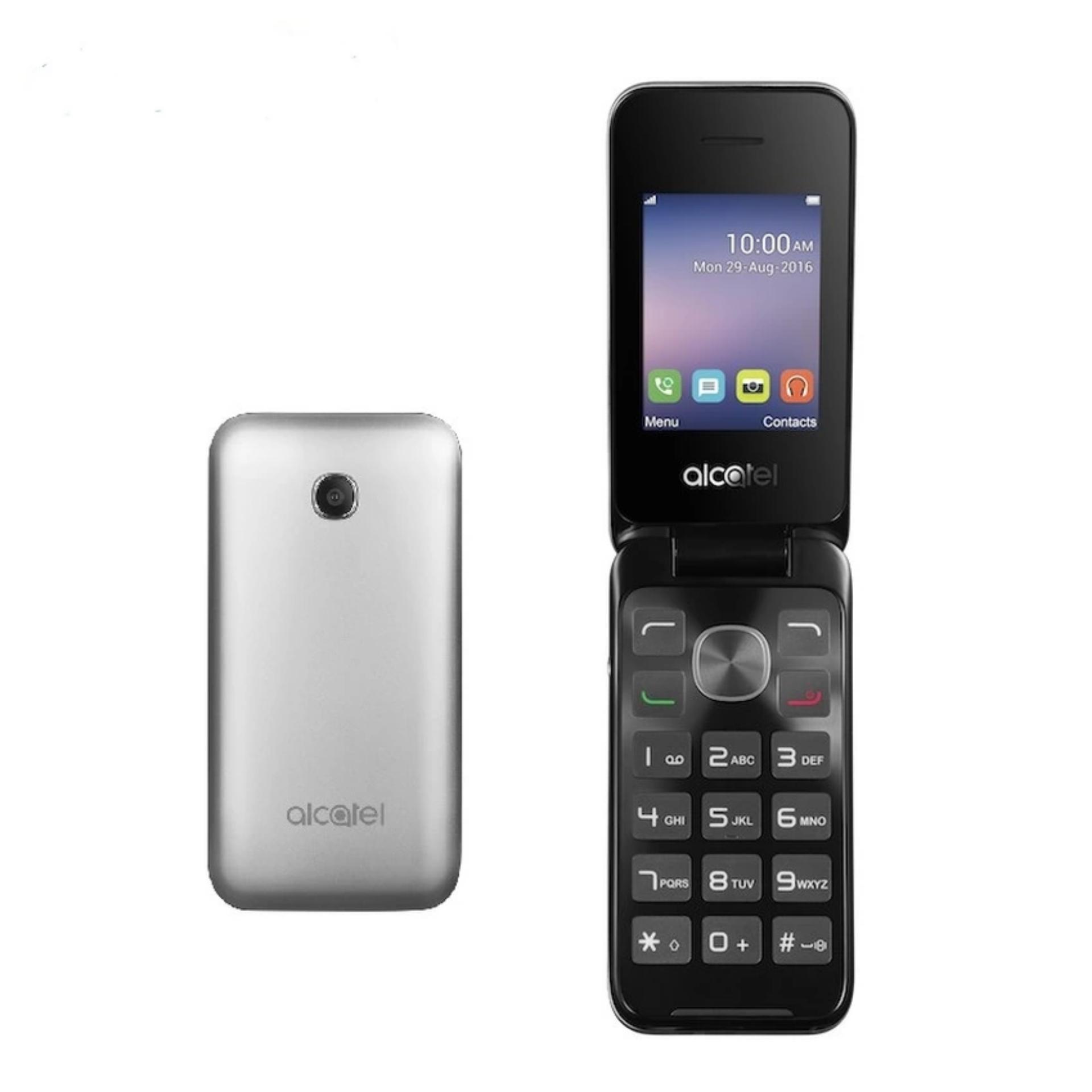 Alcatel 2051D FLIP - Dual Sim - Metal Silver Alcatel 2051D FLIP - Dual Sim - Metal Silver