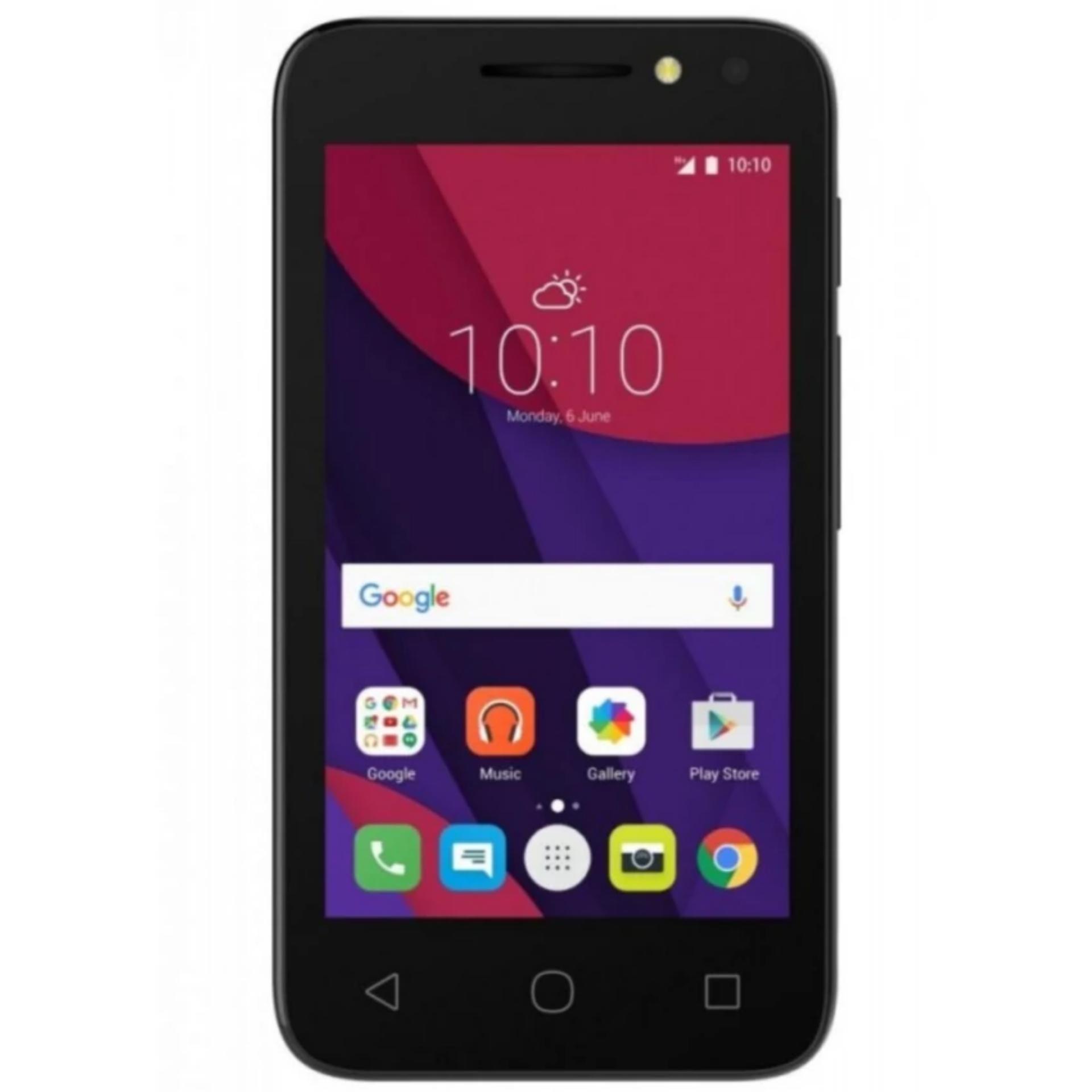 Alcatel Pixi 4 (4)  4034F - Dual SIM 3G - 1GB/8GB - Putih