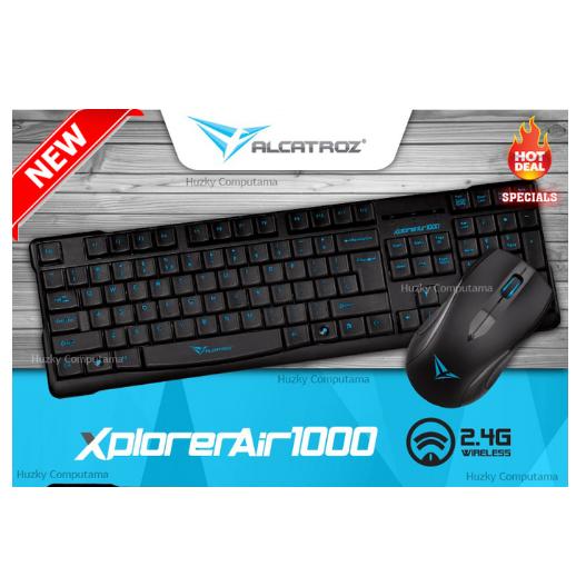 [ALCATROZ] XplorerAir 1000 Keyboard + Mouse Wireless . Garansi Resmi