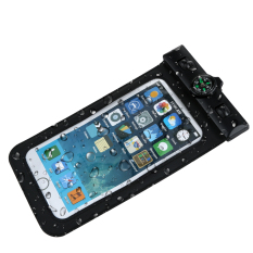 ALLOYSEED umum kompas case tahan air tas tahan air untuk ponsel dengan Super fungsi tahan air dan lulus IPX8 tahan air dudukanar cocok untuk 10.16 cm untuk 14.73 cm ponsel - Internasional