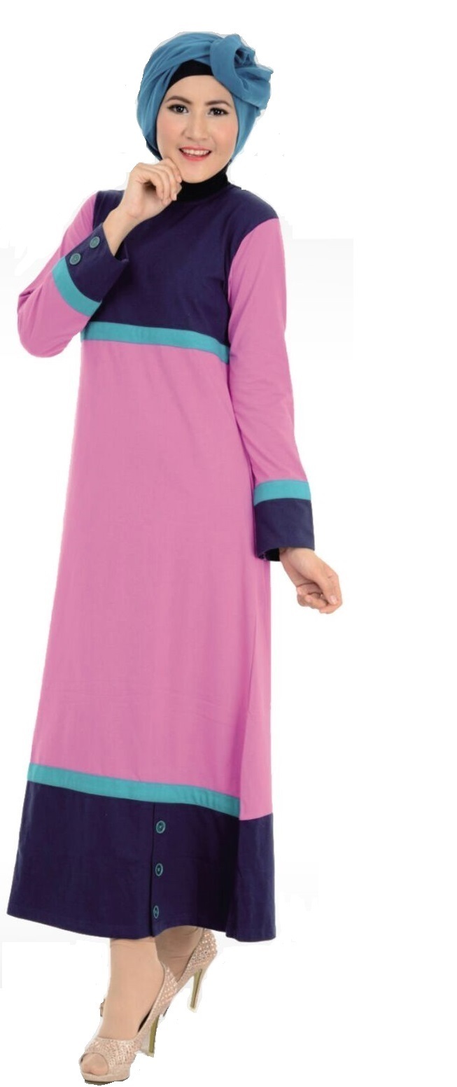 Alnita Gamis Muslimah AG01-pink