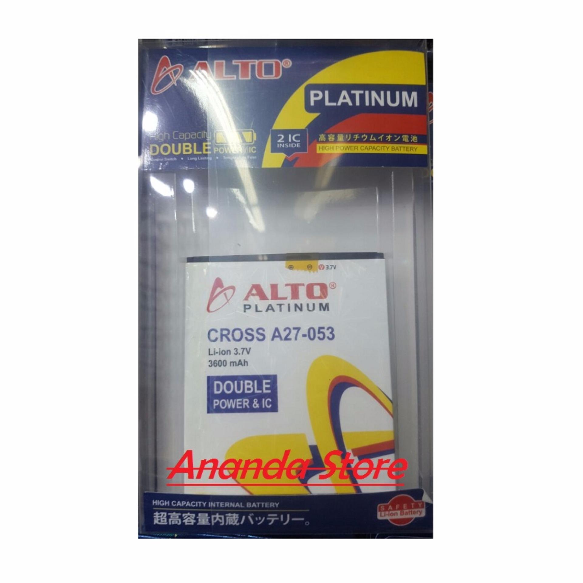 ALTO Baterai Double Power & Ic For EVERCROSS A27-053 [3600 mAh]
