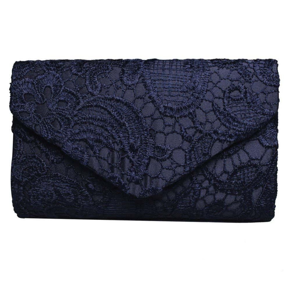 Amart Tas Genggam Pesta Pernikahan Wanita Mewah Berenda Bunga Wadah Amplop Dompet Bolsas Mujer Perjamuan Malam