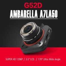 Ambarella A7LA50 GPS Car DVR GS52D G52D Mini Car Camera Full HD 1296 P 170 Derajat Sudut Lebar dengan G -Sensor ADAS GPS Dash CAM-Intl