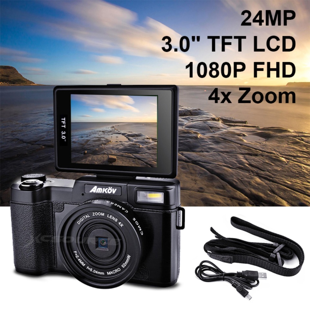 Amkov 24 MP kamera Digital FHD 1080P Video 3\